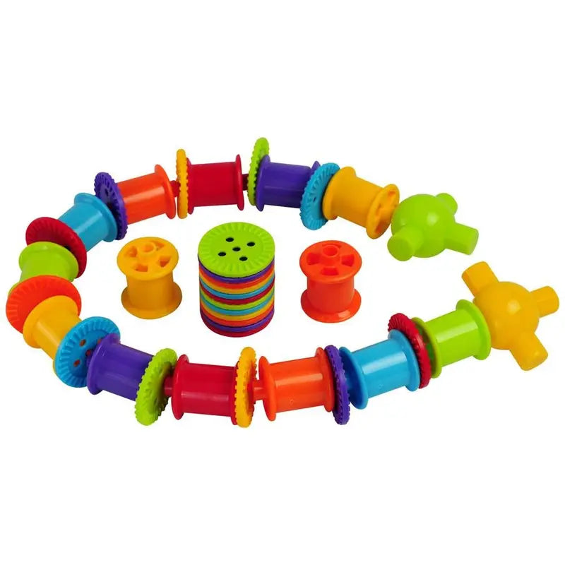 Bigjigs Buttons and Bobbins Lacing Set