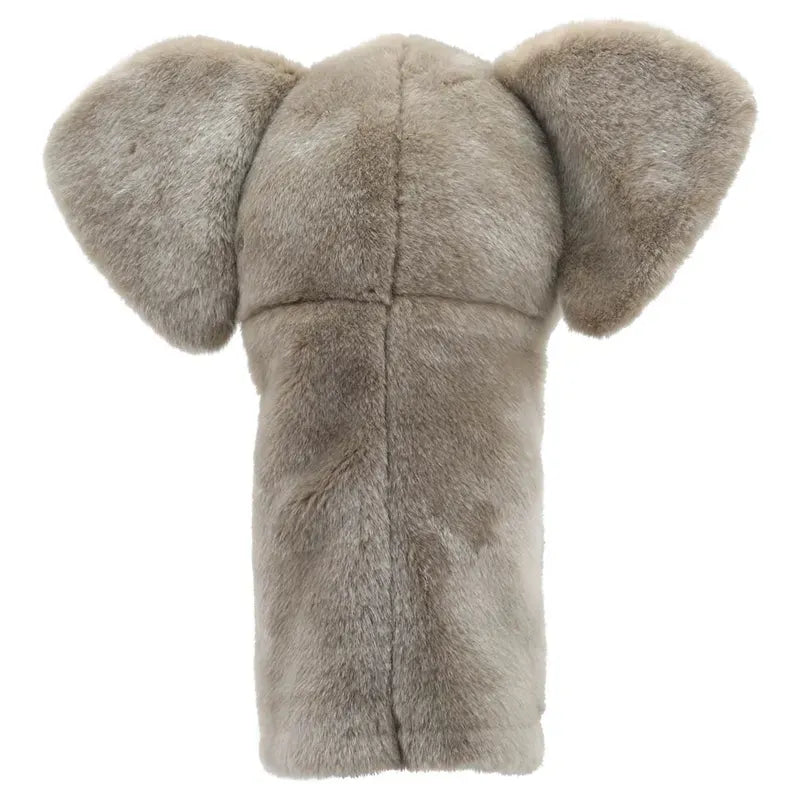 This Jumbo Friends Elephant Hand Puppet, with large ears and its soft grey material, is perfect for imaginative play. Its fluffy feel and rounded top make it an ideal playful puppet.