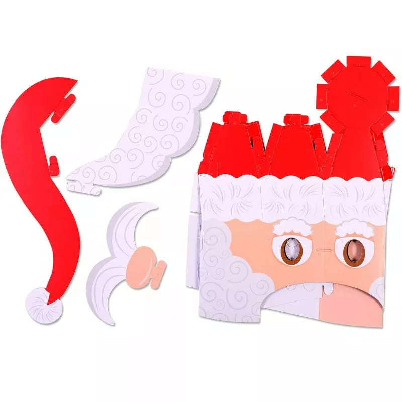Fiesta Crafts 3D Mask Santa dressing up.