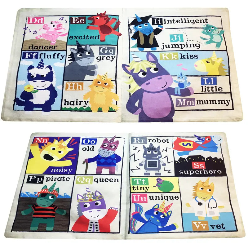 Crinkly Cloth Book Unicorns