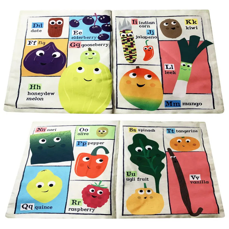 Crinkly Cloth Book Fruit & Veg