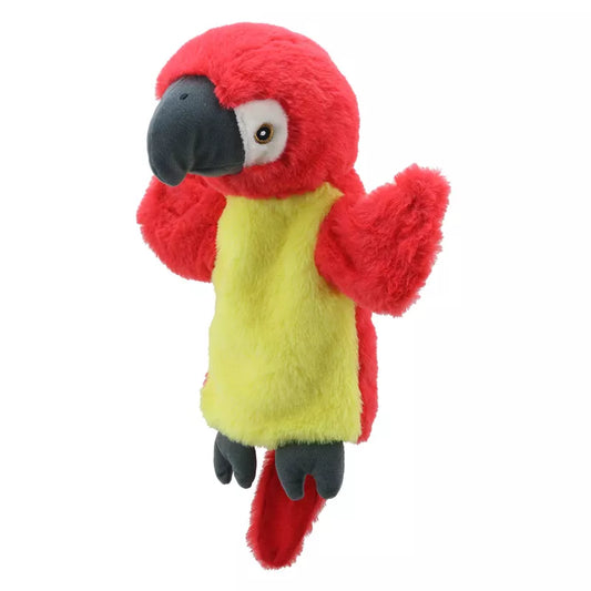 An ECO Puppet Buddies Parrot Hand Puppet.