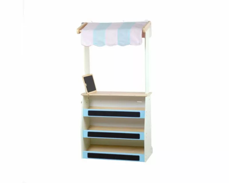 A Tidlo Playshop and Puppet Theatre for kids featuring a chalkboard.