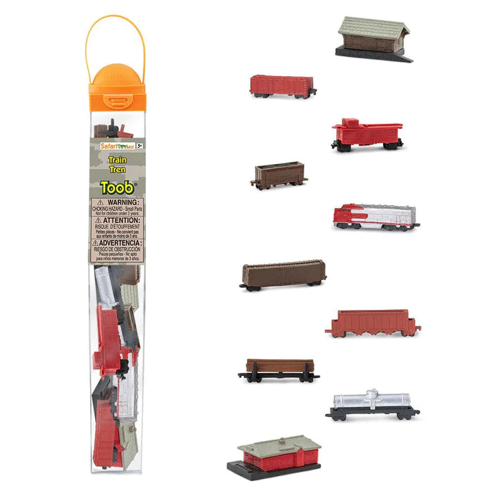 A set of kid-friendly TOOBS® figurines for puppet show fun.