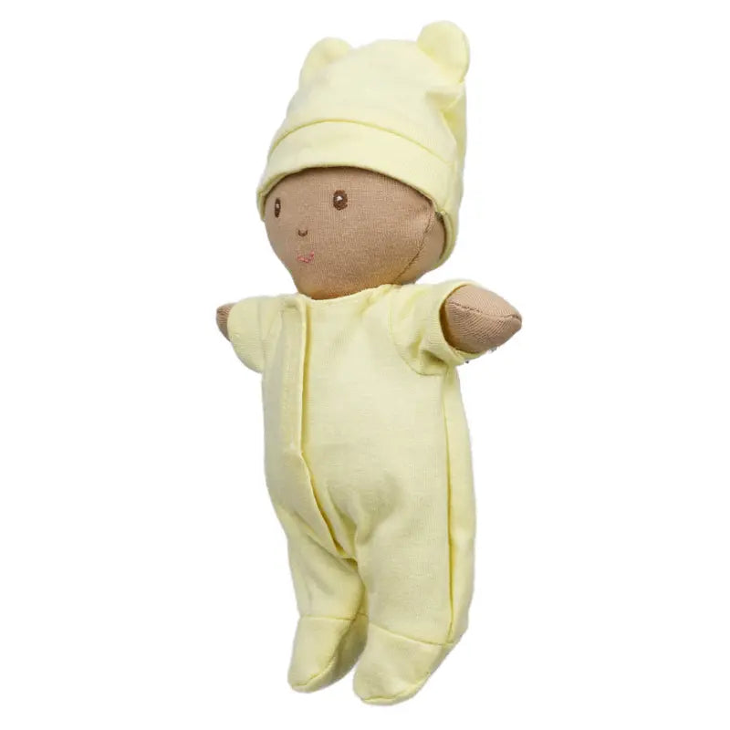 Wilberry Baby Doll in Yellow Outfit (with Basket & Blanket)