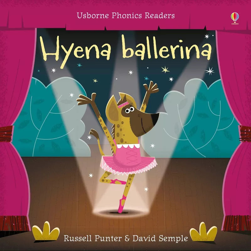 Usborne Phonics Readers: Hyena ballerina - urban puppet show for kids.