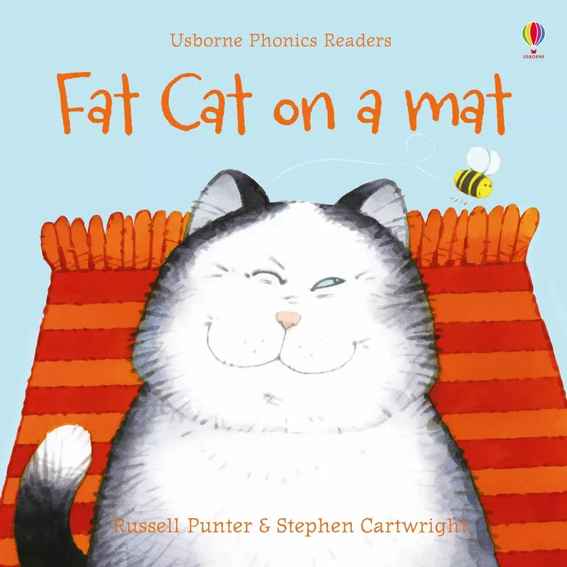 Usborne Phonics Readers: Fat cat puppet on a mat.