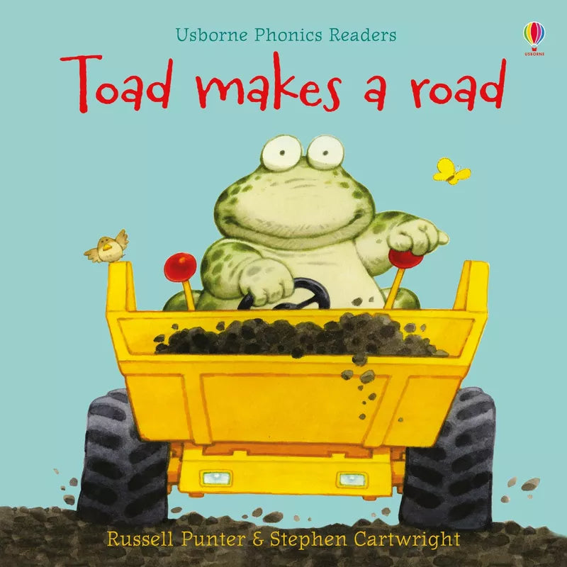 Usborne Phonics Readers: Toad creates a road through an engaging puppet show for kids.