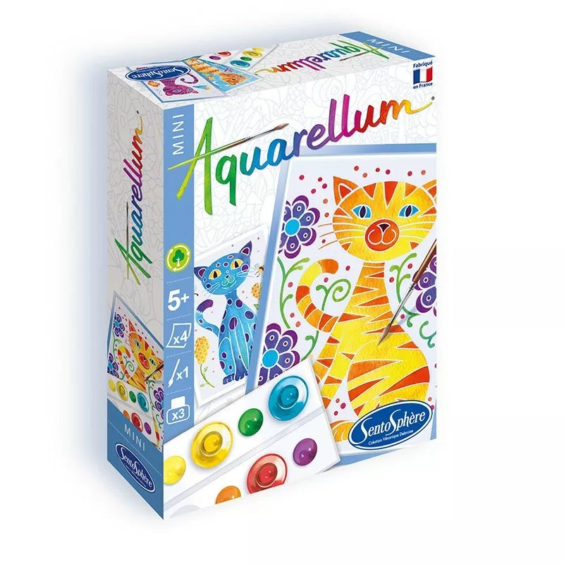 A Sentosphere Aquarellum Mini Cats painting kit.