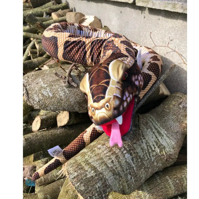 The Puppet Company Large Creature Snake Brown