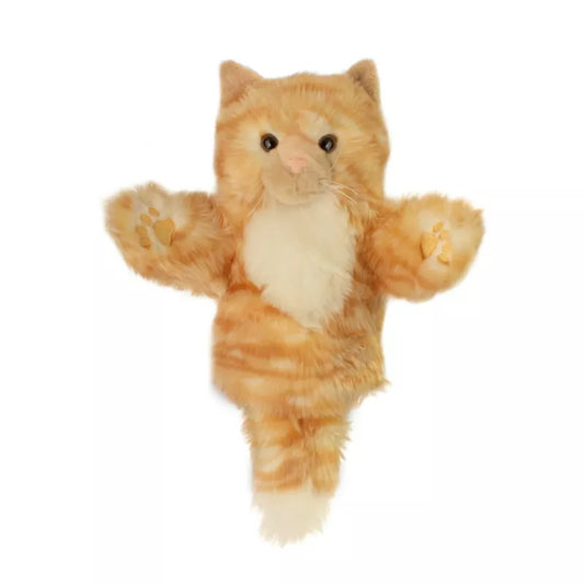 The Puppet Company CarPets Ginger Cat Puppet for kids in a puppet show.