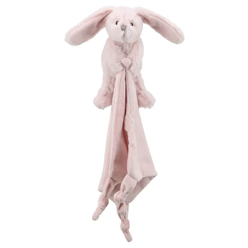 Finger Puppet Comforter Bunny Pink