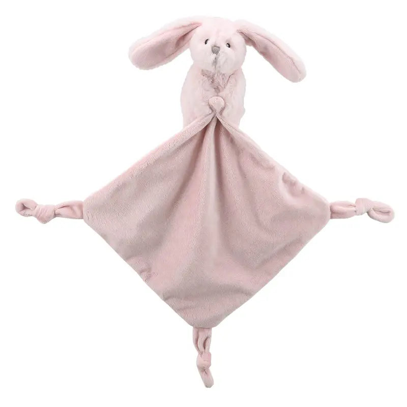 Finger Puppet Comforter Bunny Pink