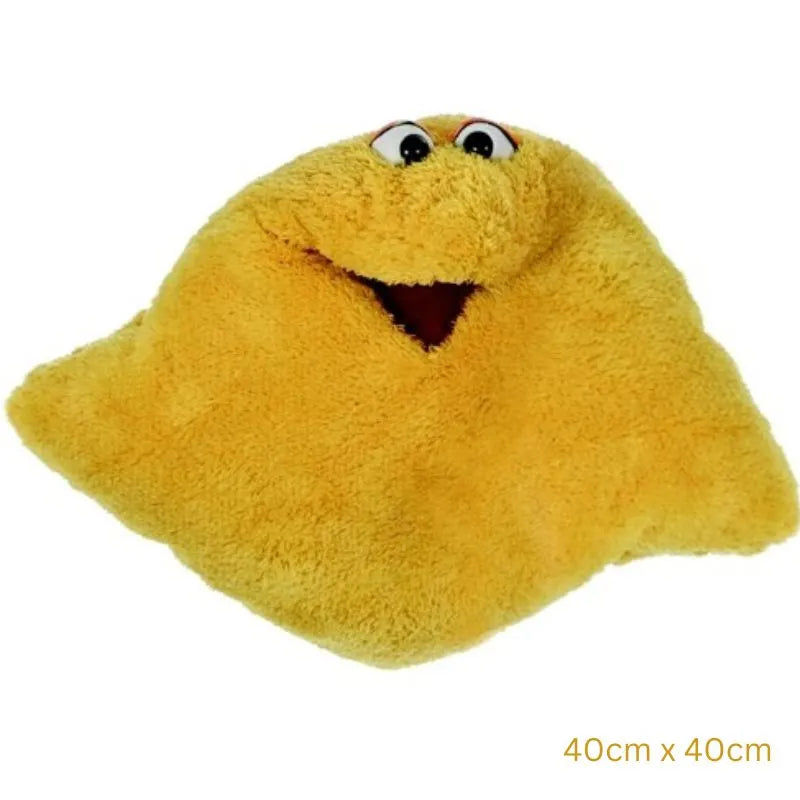 Cuddle Hand Puppet Pillow Yellow