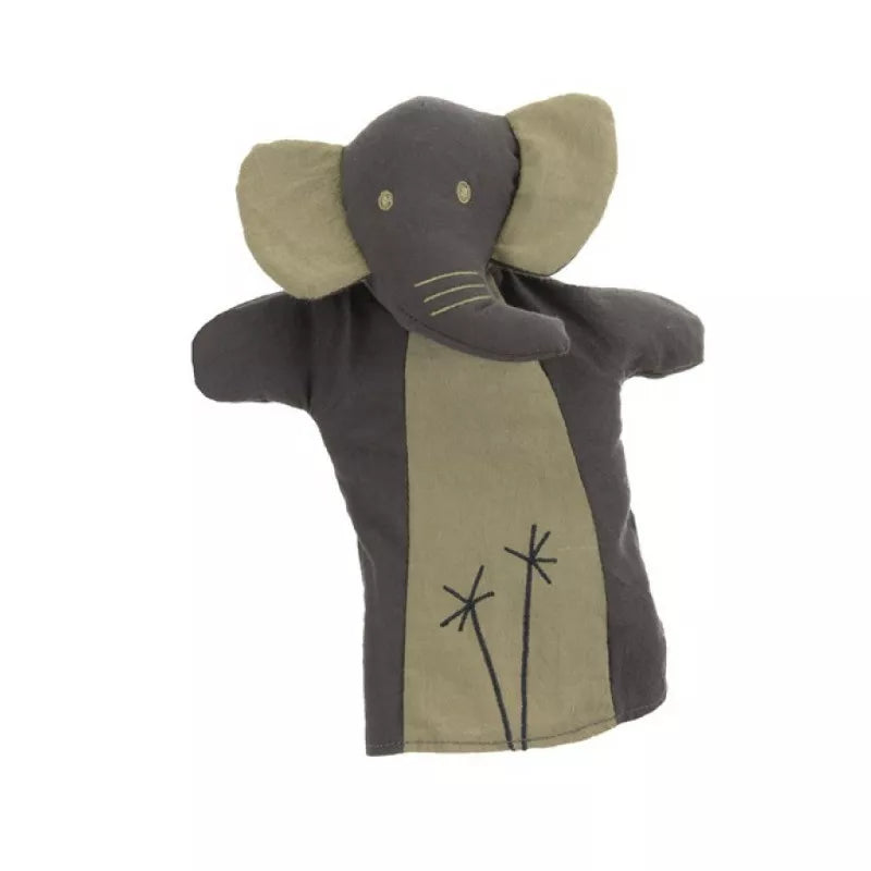Hand Puppet Elephant for kids' puppet show.