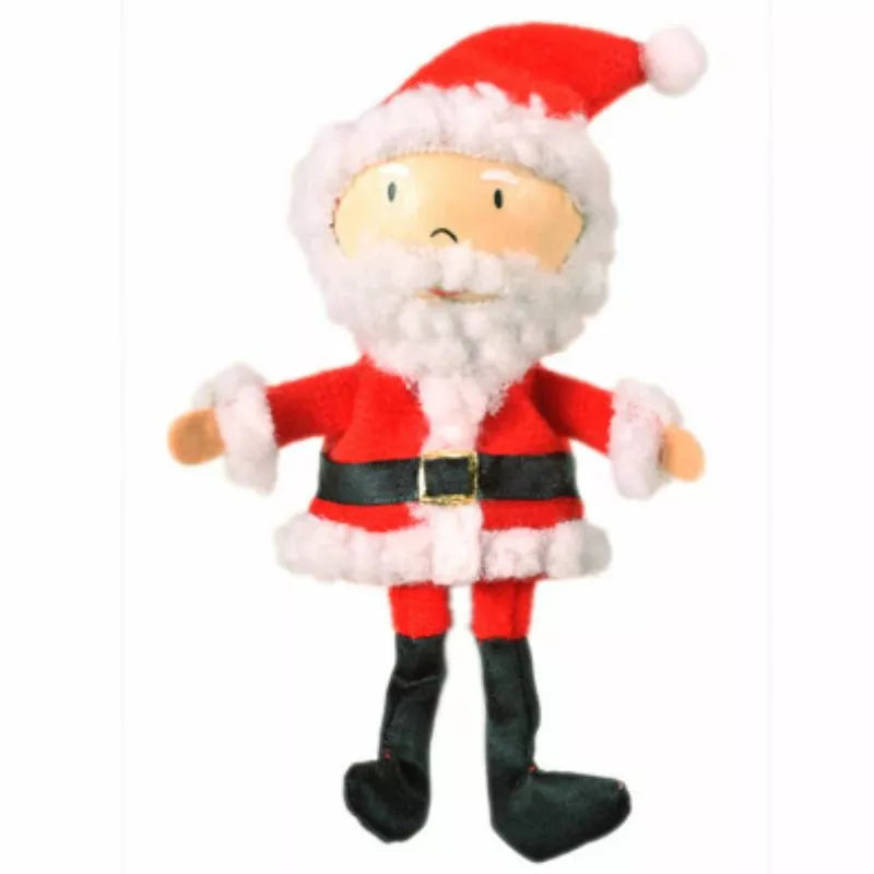 A Fiesta Crafts Santa Finger Puppet on a white background.