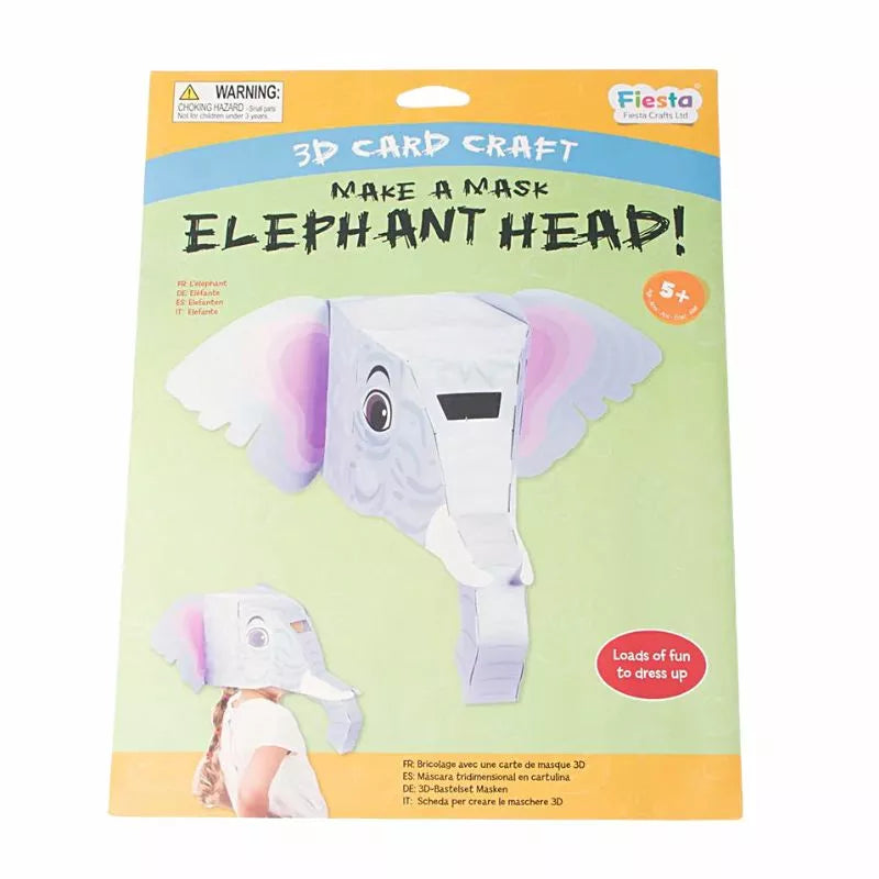 Elephant 3D Mask craft make an elephant head.