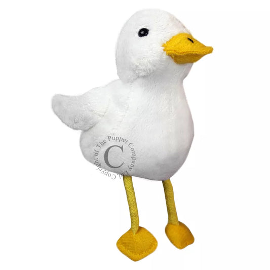 The Duck Finger Puppet is the star of a puppet show for kids.
