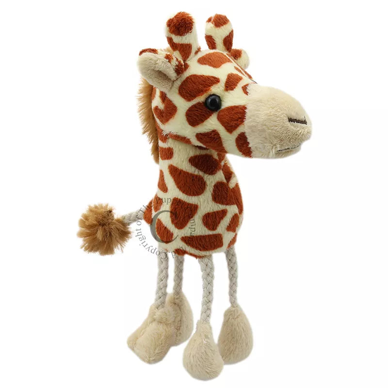 The Giraffe Finger Puppet from The Puppet Company is perfect for kids who love puppet shows.