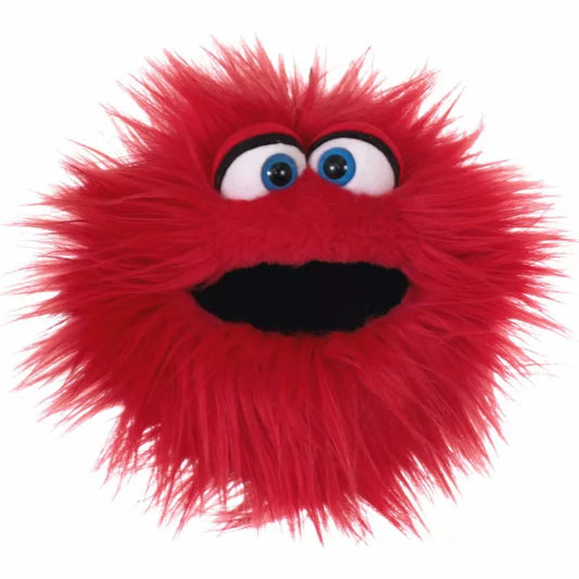 A Kids' Puppet Show features a Living Puppets Hand Puppet with blue eyes.