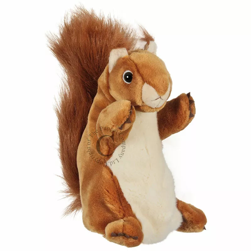 The Puppet Company Long Sleeved Puppet Squirrel is a kids' puppet on a white background.