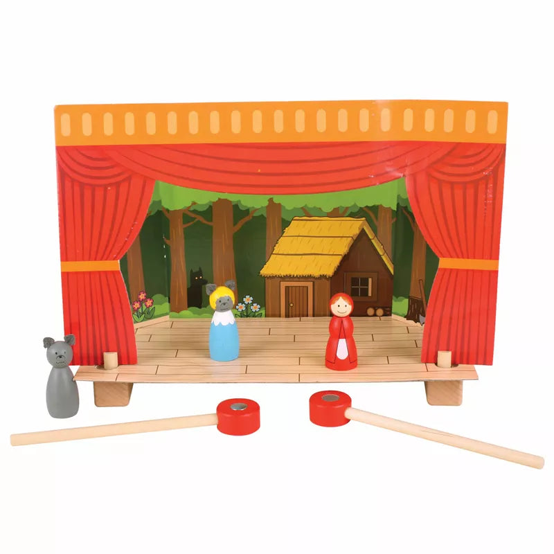 A puppet show magnet theatre for kids.