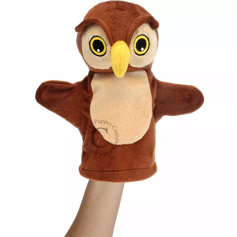 A kids' puppet show featuring The Puppet Company My First Puppet Owl.