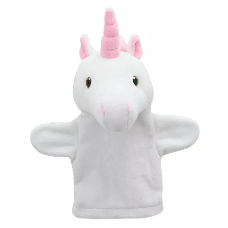 The Puppet Company's My First Puppet Unicorn, perfect for kids in puppet shows.