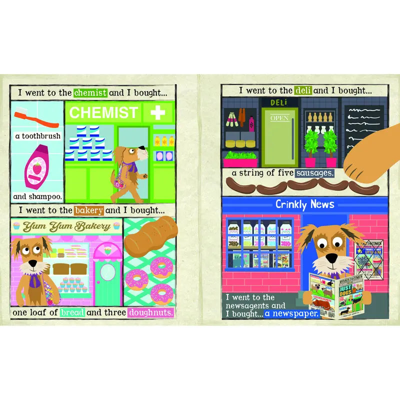 Crinkly Cloth Book Let's Go Shopping
