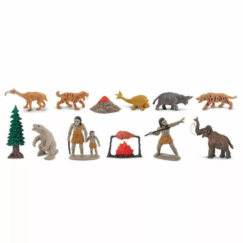 A set of TOOBS® Figurines Prehistoric Life on a white background.