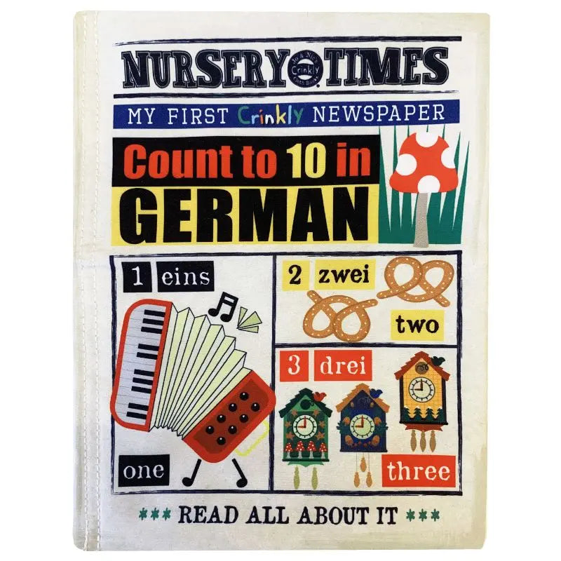 Crinkly Cloth Book Count To 10 In German