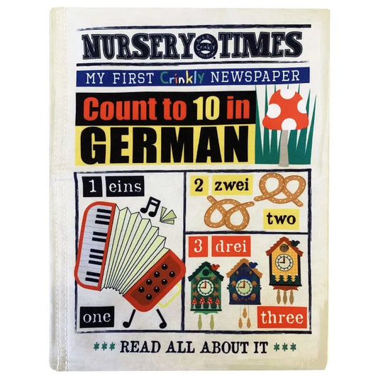 Crinkly Cloth Book Count To 10 In German