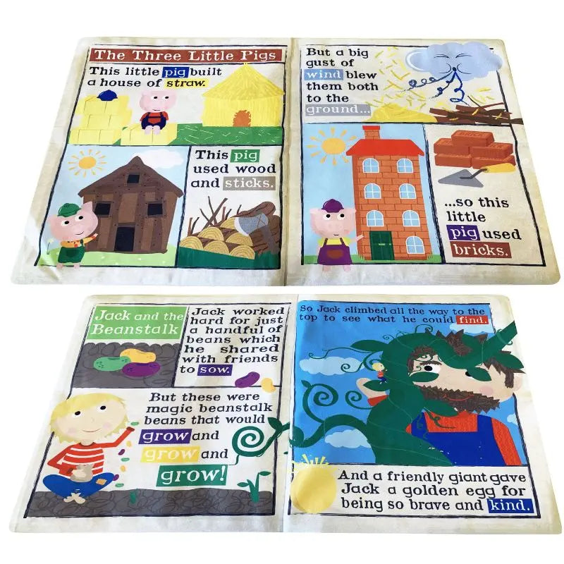 Crinkly Cloth Book Three Little Tales