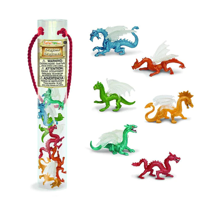 A tube of TOOBs® figurines perfect for kids' puppet shows.