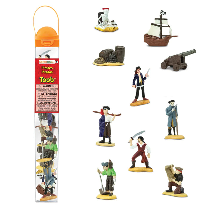 Kids can have a puppet show with the TOOBS® Figurines Pirates playset.