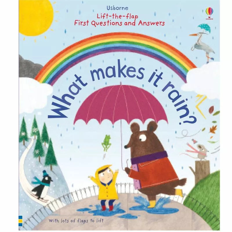 This Usborne Lift-the-flap First Questions and Answers children's book explains the weather phenomenon of rain.