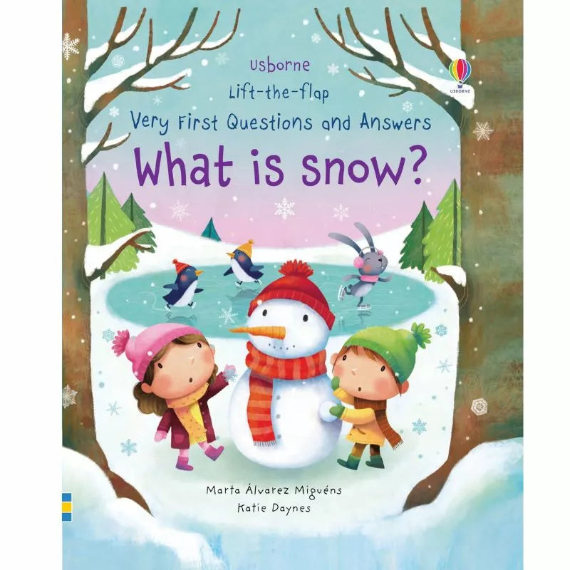 Usborne Lift-the-Flap Very First Questions and Answers: What is Snow?" is a delightful children's book that combines captivating illustrations with engaging lift-the-flaps elements to unravel the mysteries of snow for young readers.