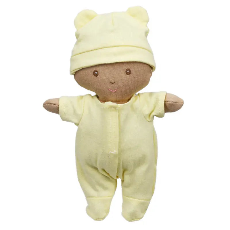 Wilberry Baby Doll in Yellow Outfit (with Basket & Blanket)