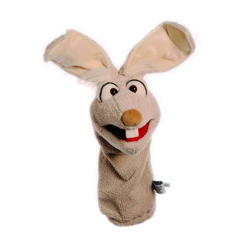 A Puppet Show featuring Manfred the Mouse Glove Puppet designed for kids on a white background.